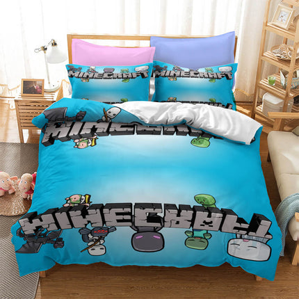 Game Minecraft Bedding Sets Quilt Cover Without Filler