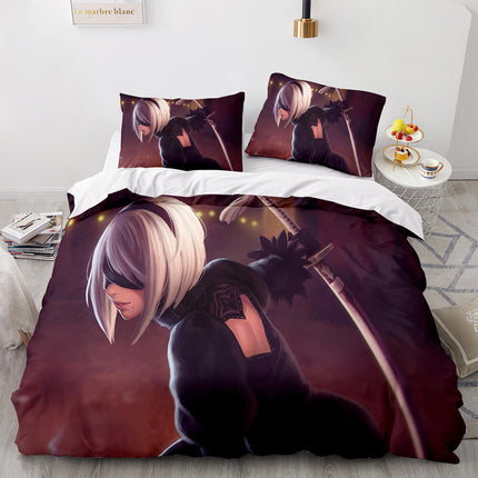 Game NieR Automata Cosplay Bedding Set Quilt Covers Without Filler