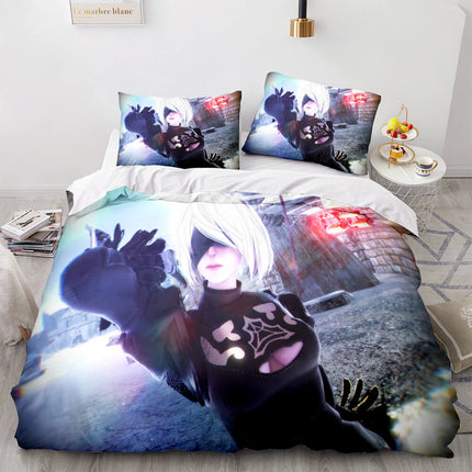 Game NieR Automata Cosplay Bedding Set Quilt Covers Without Filler