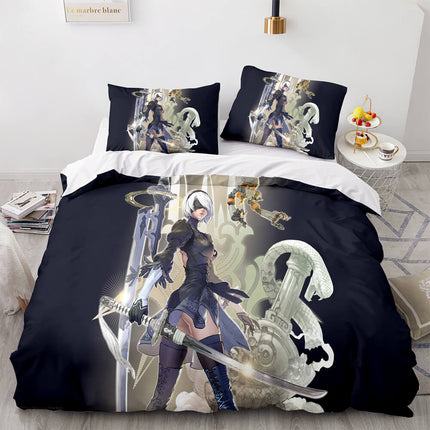 Game NieR Automata Cosplay Bedding Set Quilt Covers Without Filler
