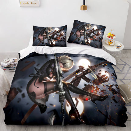 Game NieR Automata Cosplay Bedding Set Quilt Covers Without Filler
