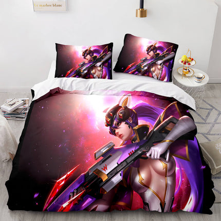 Game Overwatch Cosplay Bedding Set Quilt Covers Without Filler