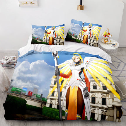 Game Overwatch Cosplay Bedding Set Quilt Covers Without Filler