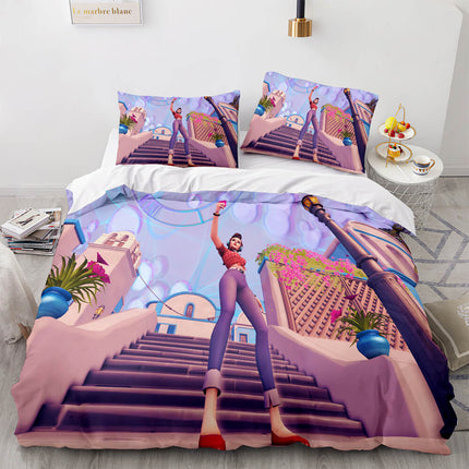 Game Overwatch Cosplay Bedding Set Quilt Covers Without Filler