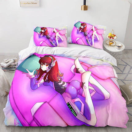 Game Overwatch Cosplay Bedding Set Quilt Covers Without Filler
