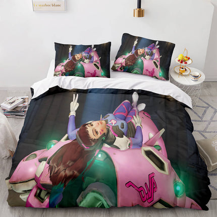Game Overwatch Cosplay Bedding Set Quilt Covers Without Filler