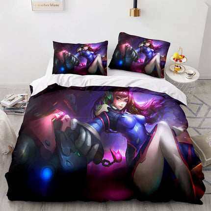 Game Overwatch Cosplay Bedding Set Quilt Covers Without Filler