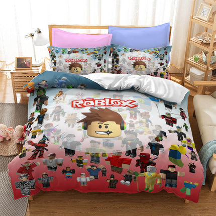 Game Roblox Cosplay Bedding Set Quilt Covers Without Filler