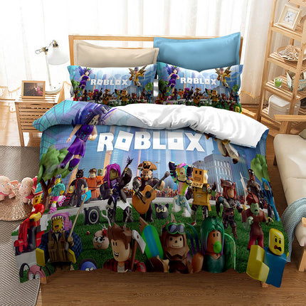 Game Roblox Cosplay Bedding Set Quilt Covers Without Filler
