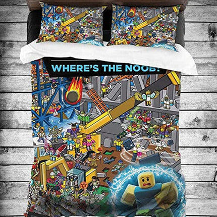 Game Roblox Cosplay Bedding Set Quilt Covers Without Filler