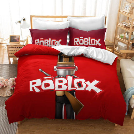 Game Roblox Cosplay Bedding Set Quilt Covers Without Filler