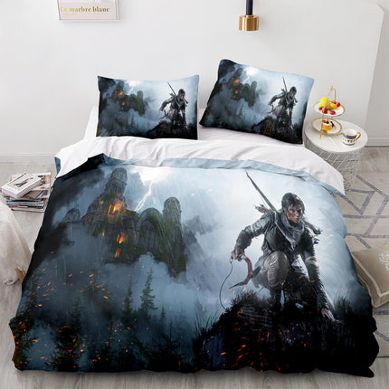 Game Tomb Raider Cosplay Bedding Sets Quilt Covers Without Filler