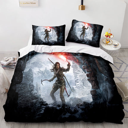 Game Tomb Raider Cosplay Bedding Sets Quilt Covers Without Filler