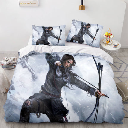 Game Tomb Raider Cosplay Bedding Sets Quilt Covers Without Filler