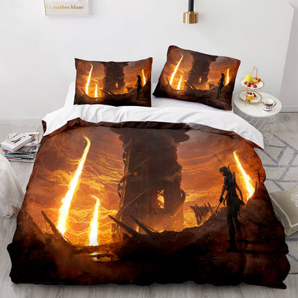 Game Tomb Raider Cosplay Bedding Sets Quilt Covers Without Filler