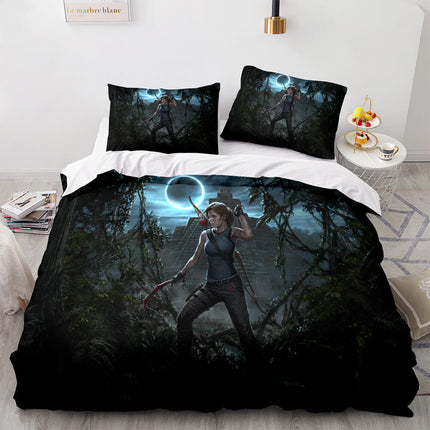 Game Tomb Raider Cosplay Bedding Sets Quilt Covers Without Filler