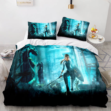 Game Tomb Raider Cosplay Bedding Sets Quilt Covers Without Filler