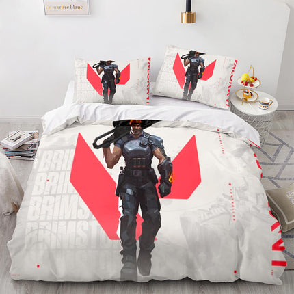 Game VALORANT Bedding Set Quilt Cover Without Filler