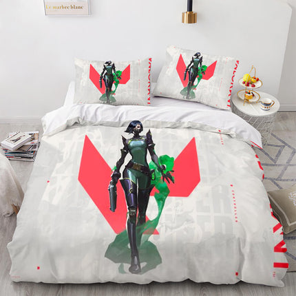 Game VALORANT Bedding Set Quilt Cover Without Filler