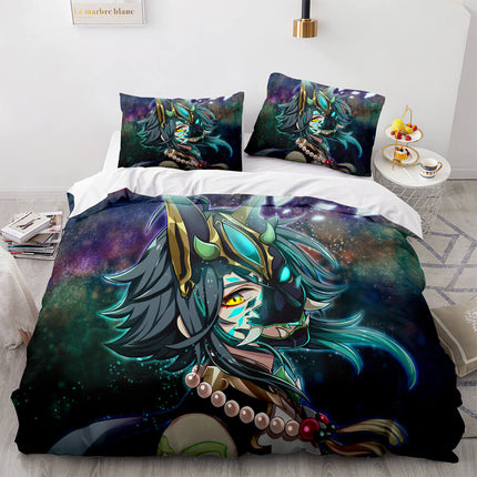 Genshin Impact Bedding Set Quilt Cover Without Filler