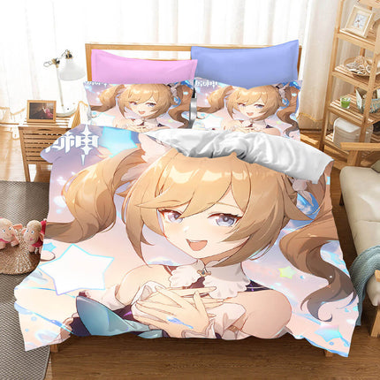 Genshin Impact Bedding Set Quilt Cover Without Filler