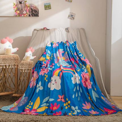 Genshin Impact Flannel Caroset Throw Cosplay Blanket