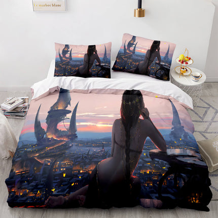 Ghost Blade Cosplay Comforter Bedding Sets Quilt Cover
