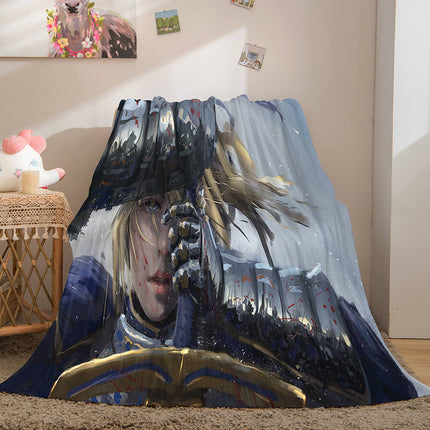 Ghost Blade Cosplay Flannel Fleece Blanket