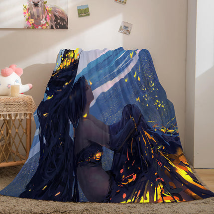 Ghost Blade Cosplay Flannel Fleece Blanket
