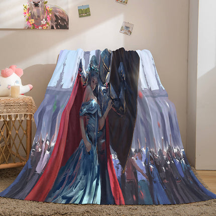 Ghost Blade Cosplay Flannel Fleece Blanket