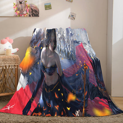 Ghost Blade Cosplay Flannel Fleece Blanket