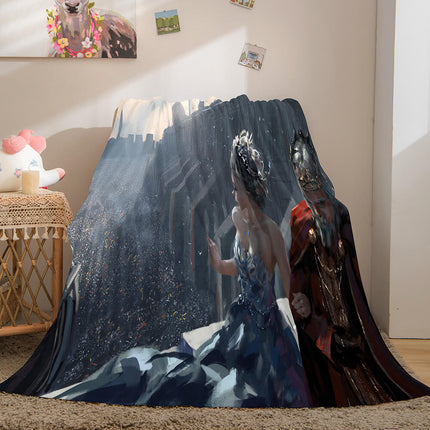 Ghost Blade Cosplay Flannel Fleece Blanket