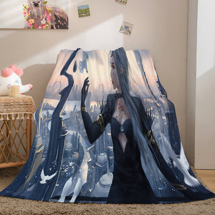 Ghost Blade Cosplay Flannel Fleece Blanket