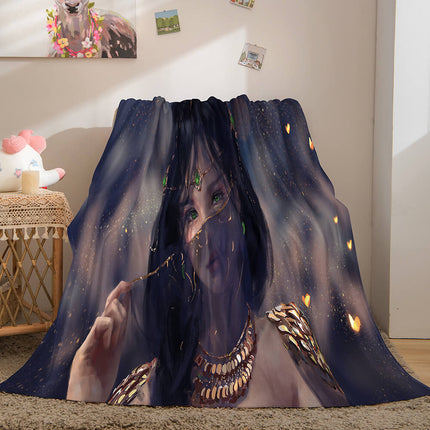 Ghost Blade Cosplay Flannel Fleece Blanket