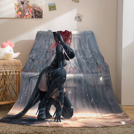 Ghost Blade Cosplay Flannel Fleece Blanket