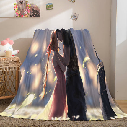 Ghost Blade Cosplay Flannel Fleece Blanket