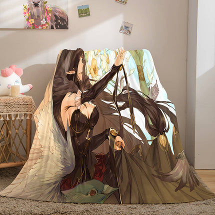 Ghost Blade Cosplay Flannel Fleece Blanket