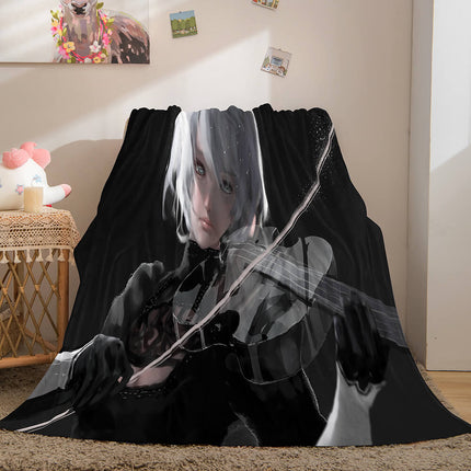 Ghost Blade Cosplay Flannel Fleece Blanket