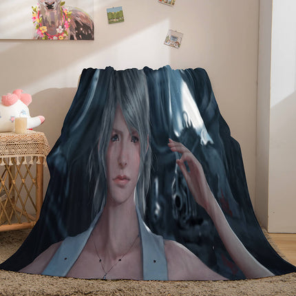 Ghost Blade Cosplay Flannel Fleece Blanket