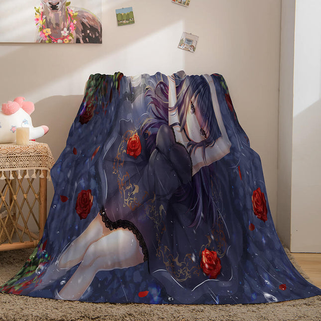 Ghost Blade Cosplay Flannel Fleece Blanket