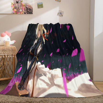Ghost Blade Cosplay Flannel Fleece Blanket
