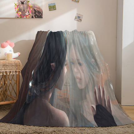 Ghost Blade Cosplay Flannel Fleece Blanket