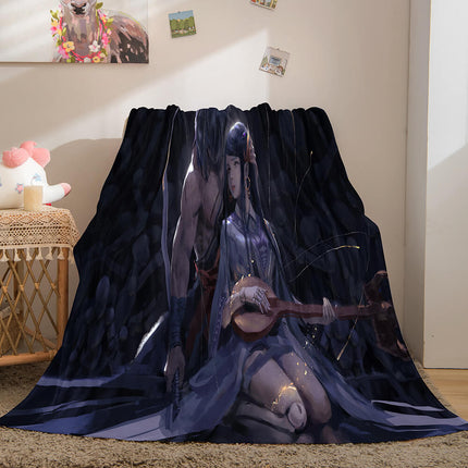 Ghost Blade Cosplay Flannel Fleece Blanket