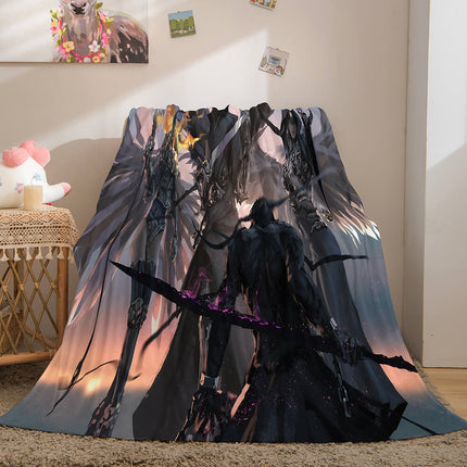 Game Ghost Blade Cosplay Flannel Fleece Blanket