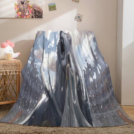 Game Ghost Blade Cosplay Flannel Fleece Blanket