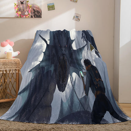 Game Ghost Blade Cosplay Flannel Fleece Blanket