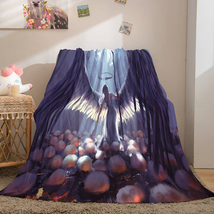Game Ghost Blade Cosplay Flannel Fleece Blanket
