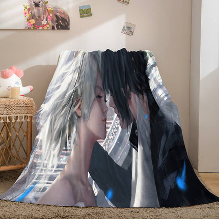 Game Ghost Blade Cosplay Flannel Fleece Blanket