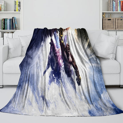 Godzilla X Kong The New Empire Blanket Flannel Fleece Throw
