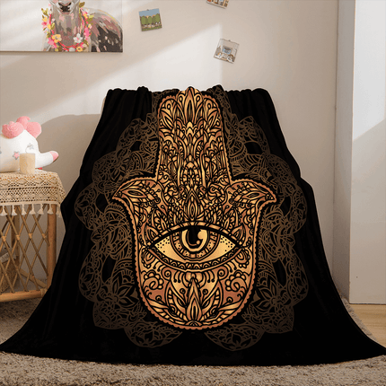 Golden Rune Soft Flannel Fleece Throw Cosplay Blanket